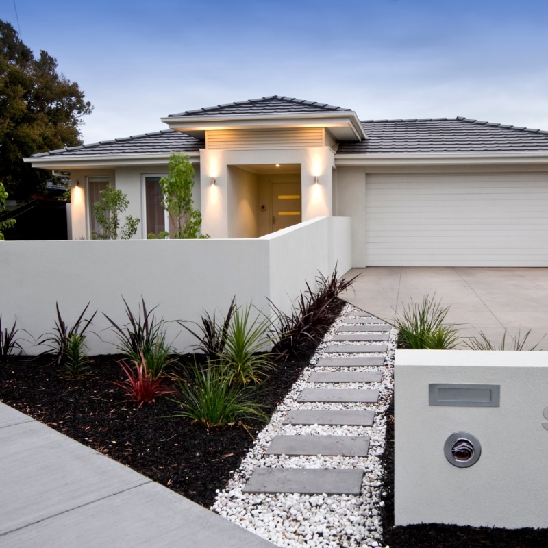 Completed 1 storey home Sydney with modern design